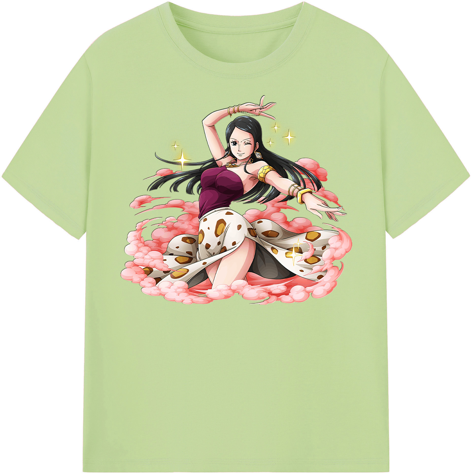 ワンピース ニコ・ロビン ONE PIECE Nico Robin 綿100％半袖Tシャツ（フロントプリント）